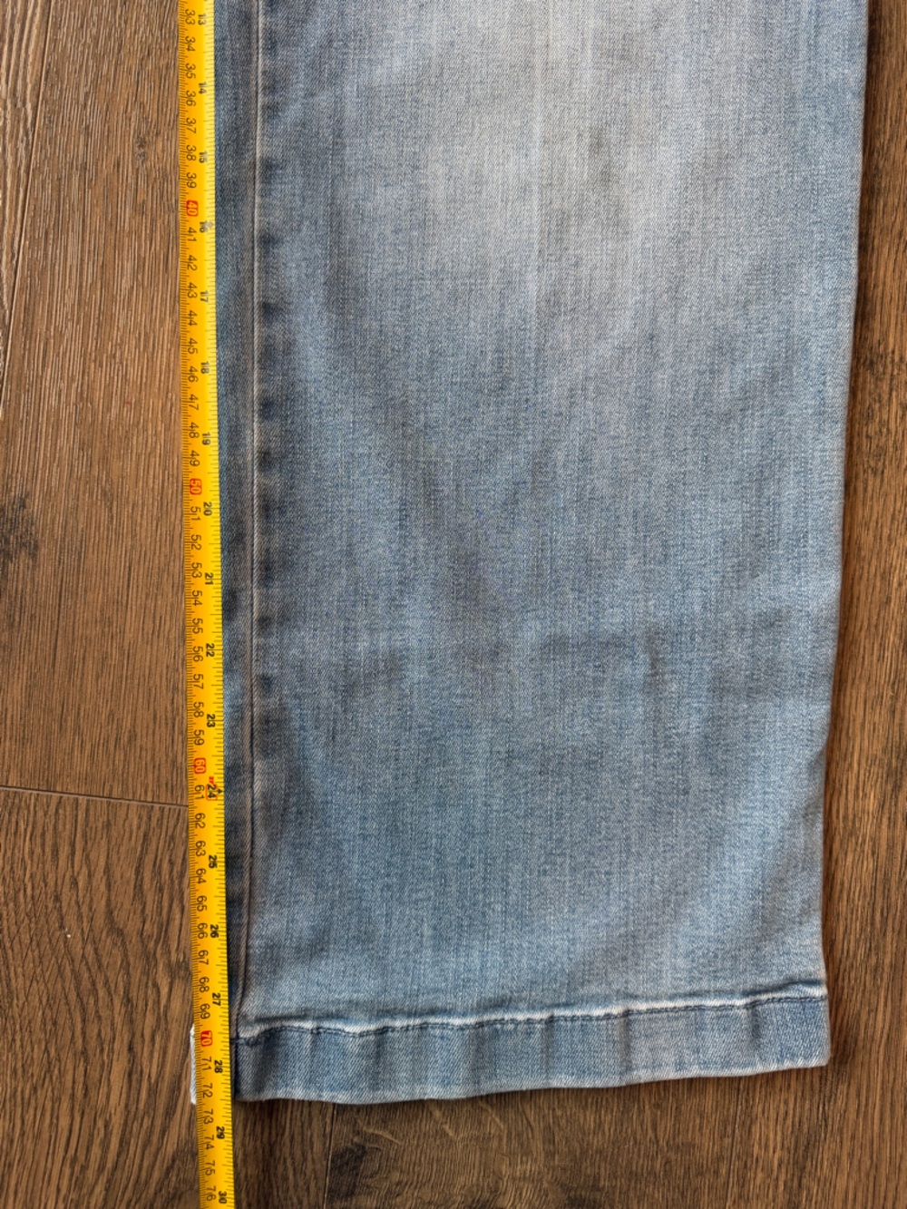 J. Jill Denim High-Rise Wide Leg Women's 12 Light Wash Comfort Preppy Stretchy - Picture 14 of 16
